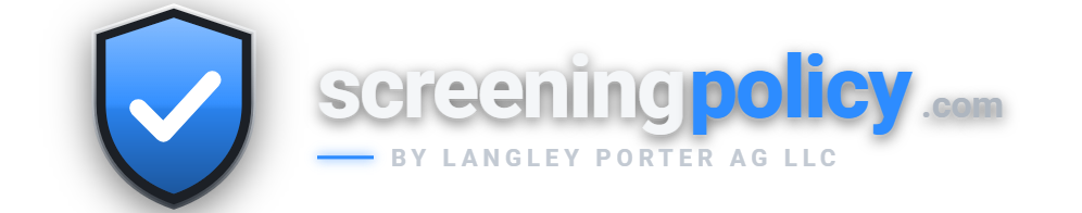 Employment Screening Policy Builder
